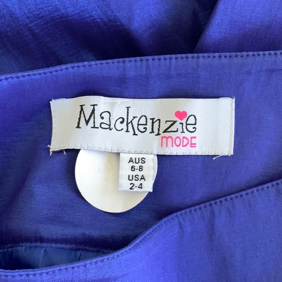 Mackenzie Mode Blue Bubble Skirt - Picture 4 of 4